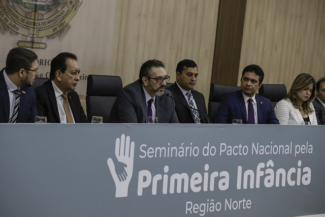 Manaus, 19/09/2019. O Tribunal de Justiça do Amazonas (TJAM) sediou a assinatura do Pacto Nacional Plea Primeira Infância por 27 instituições. A assinatura marcou a abertura do Seminário Região Norte do Pacto Nacional Pela Primeira Infância. Foto: Raphael Alves